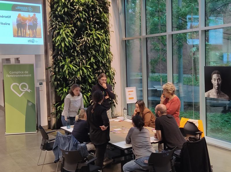 Animation d'un atelier grand public