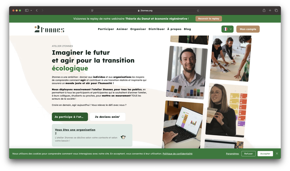 Visuel de l'atelier 2Tonnes