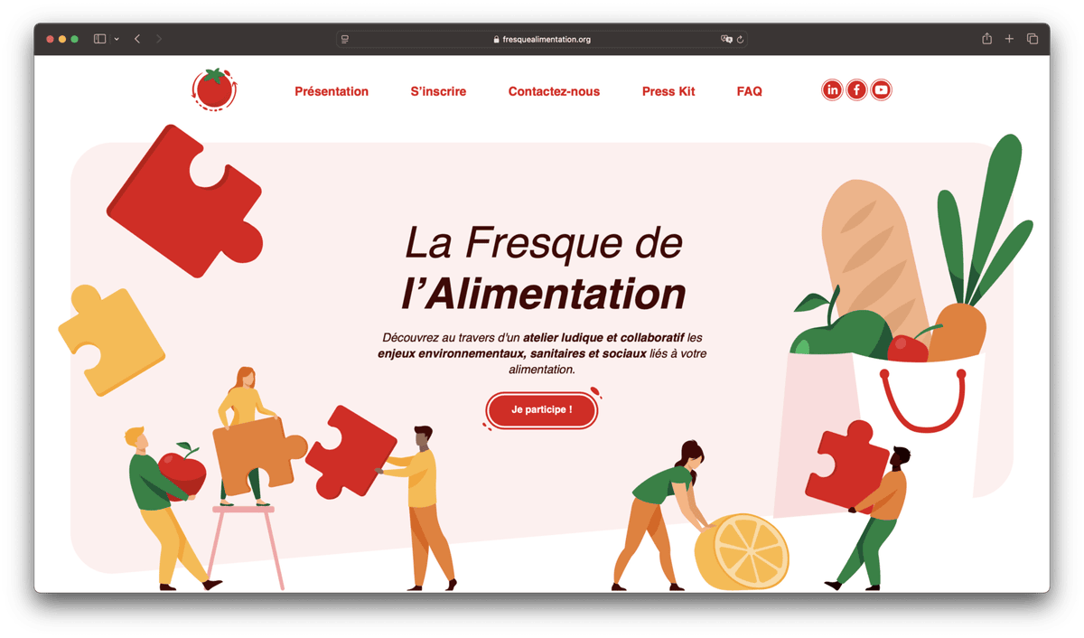 Visuel de la Fresque de l'alimentation
