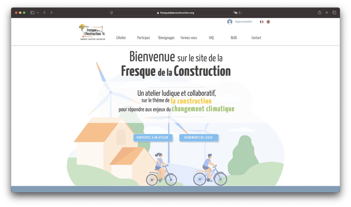 Visuel de la Fresque de la construction
