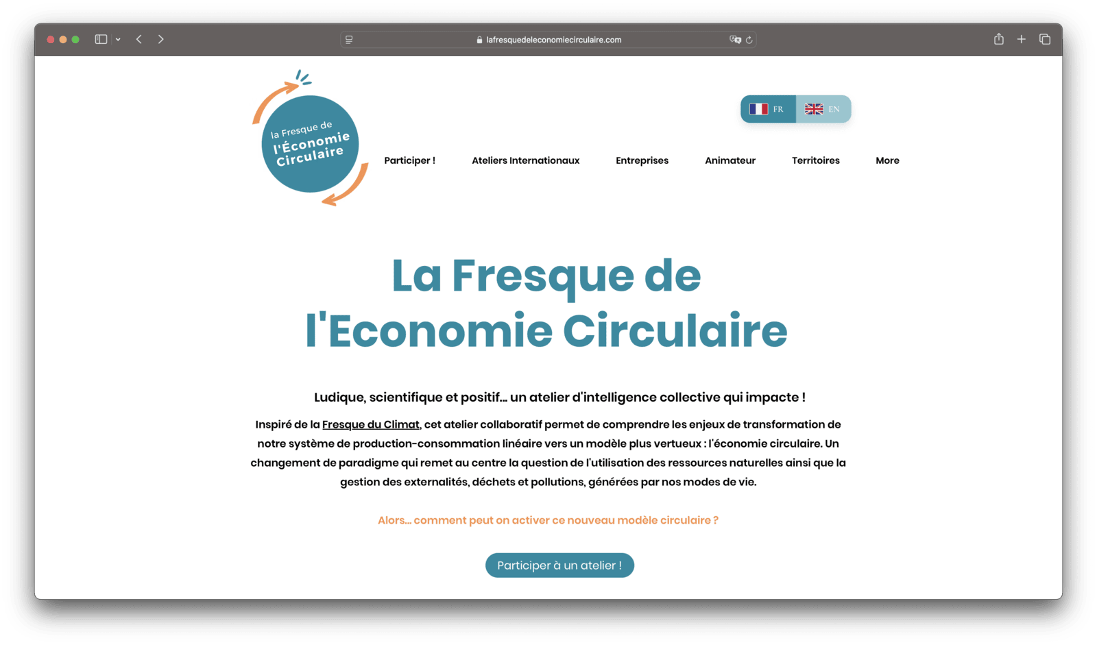 Visuel de la Fresque de l'économie circulaire