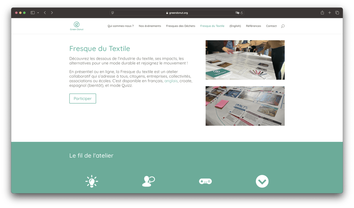 Visuel de la Fresque du textile
